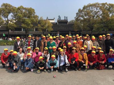 2017年4月2日加佳控股集團(tuán)組織員工烏鎮(zhèn)踏青4